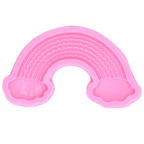 Silicone Mould Large Rainbow Cloud Chocolate brick Candy Mold,Silicone Cake Mold, DIY Fondant Chocolate Cake Decorating Baking Desserts Handmade Resin Soap, Silicone Cake Mold, Silicone Mould La