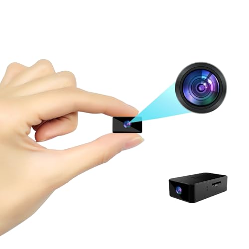 Mini Camera - 1080P Baby Monitor Camera, Home Security Camera, Small Camera, Cat Dog Camera with Loop Videotaping, Portable Camera, Indoor/Outdoor Camera for Home, Warehouse, Travel, Lecture(NO WiFi)