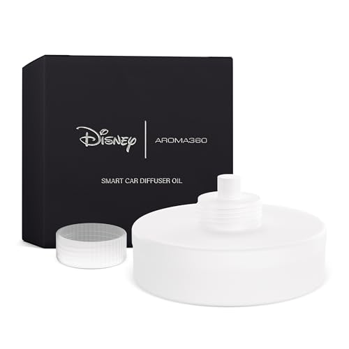 Aroma360 - Smart Car Diffuser Oil - Disney - Mickey & Friends - Started with A Mouse - Luxury Essential Car Diffuser Oil - Aromatherapy Scentb - Lemon, Ocean & Musk 0.7 fl oz, 20 mL