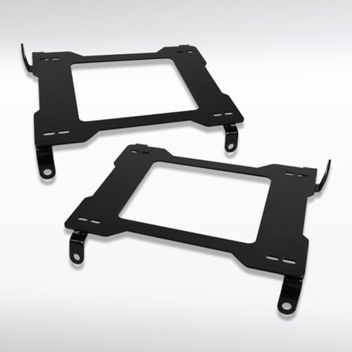 Autozensation Compatible with Ford Mustang Gt V6 Gt500 2005-2014, Racing Seats Mounting Brackets Rail Track Pair