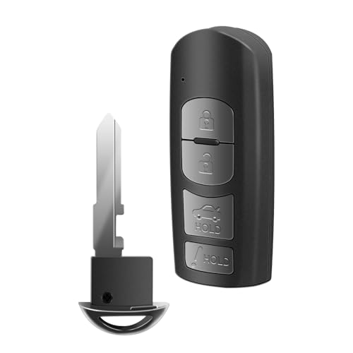 Raryloy Smart Key Fob Replacement for 2014-2018 Mazda3 Mazda6,Keyless Entry Remote Control OEM Key Fob for MX-5 Miata 2016-2019,315Mhz Proximity Car Key Fob Battery for Mazda,WAZSKE13D01,GJY9675DY