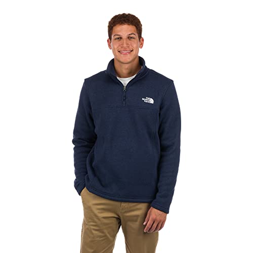 THE NORTH FACE Men's Tsillan ¼ Zip Sweatshirt, Summit Navy Heather, Small