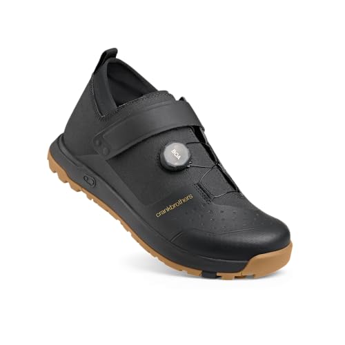 Crankbrothers Unisex-Adult Mallet Trail BOA Mountain-Biking-Shoes, Black/Gold, 10.5