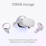 Oculus Quest 2 Advanced All-in-One Virtual Reality Gmaing VR Headset 128GB Set, White