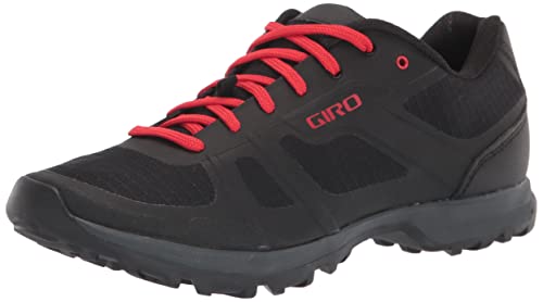 Giro Gauge Men Clipless Mountain Bike Shoes - Black/Bright Red (2021), 47