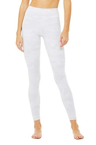 Alo Yoga womens High-waist Vapor Legging Pants, White Camouflage, X-Small US