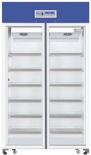 Across International Ai 32 CF 2-8°C Lab Glass Door Pharmacy Medical Vaccine Refrigeratorr,UL Certified -1 year Warranty