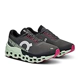 On Women's Cloudmonster 2 Sneaker, Asphalt/Lima, 8.5