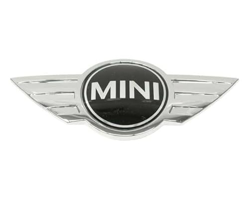 Genuine OEM Hood Ornament "MINI" for Hood For Mini R55 R56 R57 Cooper Base Clubman 2007-2011 1.6L L4 Natural Asp FWD