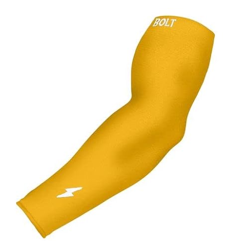 BRUCE BOLT Graduated Compression Arm Sleeve - YELLOW