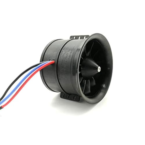 Powerfun EDF 90mm 12 Blades Ducted Fan with RC Brushless Motor 1100KV Balance Tested for EDF 8S RC Jet Airplane