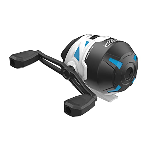 Zebco Roam Spincast Fishing Reel, Size 30 Reel, Right or Left-Hand Retrieve, Pre-Spooled with 10-Pound Zebco Fishing Line, Blue