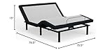 Blissful Nights King e3 Adjustable Bed Base Frame with Head and Foot Incline, Wireless Remote Control, Easy Assembly, and 10 Year Warranty