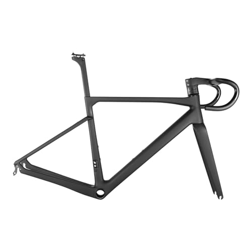 Boartechs Rim Brake T1000 Carbon Road Bike Frame 700x32C All Internal Cable V Brake Carbon Road Bicycle Frameset(Size XS Glossy)