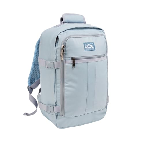 Cabin Max Metz Stowaway 20L Travel Bag 16x10x8inch (40x25x20cm) - Mini Backpack/Weekender Bag Ideal Underseat Carry on Luggage (Aspen Blue)