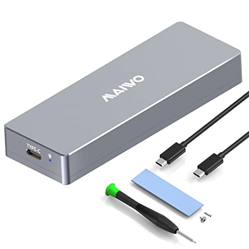 MAIWO USB C 3.2 SSD Enclosure for 12+16 PIN Apple MacBook Flash SSDs, 20Gbps AHCI Mac Pro Enclosure Compatible with MacBook Air/Pro Mac Pro from 2013 to 2017, Upgrade Your MacBook's Capabilities