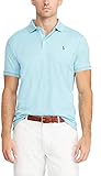 POLO RALPH LAUREN Summer 2019 Watch Hill Blue Heather Men's Classic Fit Interlock Polo Shirt, X-Large, Summer 2019 Watch Hill Blue Heather, XL