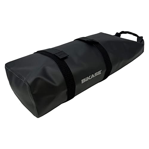 BiKase eBike Battery Case & Cover, Protective Waterproof & Fire Resistant Electric Mountain Bike Lithium Ion Battery Travel Storage Bag for Camping & Long Distance Biking, Fits Most Bicycle Batteries