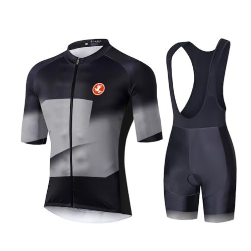 UGLY FROG Pro Team Summer Men's Cycling Jersey Set Bib Shorts with 3D Padded Cycling Kits