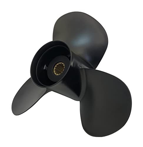 COPKINGO Boat Propeller for Tohatsu Outboard 35HP 40HP 50HP 35B MFS40 MFS50 13 Spline Tooth 11.6x11 /Outboard Propeller for Tohatsu Engine 3T5B645230