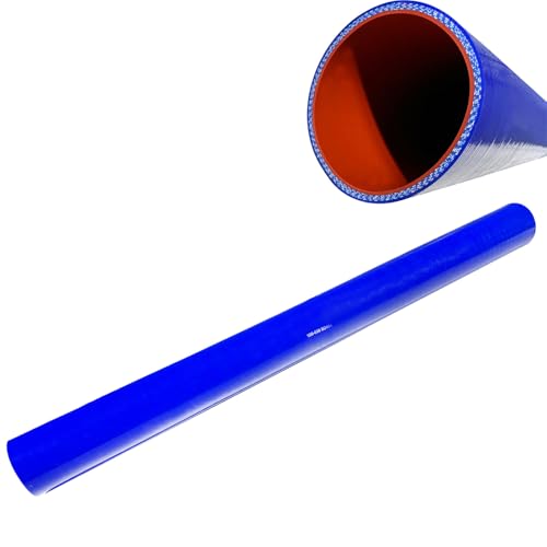 BST BSSP 3" ID Silicone Radiator Coolant Hose 3 Foot Stick for Peterbilt Freightliner Kenworth Air/Water Silicone Coolant Cooling Pipe, 4 ply Straight Hose W/Rubber lining…