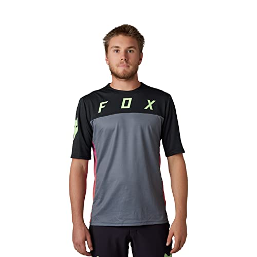 Fox Racing Men's Defend Long Sleeve Mountain Bike Jersey, Cekt-Black, Medium