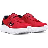 Under Armour Boys' Pre School Surge 4 Alternate Closure, (600) Red/Black/Black, 1, US