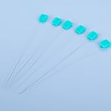 10 PCS 7.87 Inch Long Needle Threaders for Punch Needles Embroidery Floss Punch Needle Threader Stitching Craft Tool Needle Threader Tool for Punch Needles Cross Stitchs DIY Sewing Craft Works