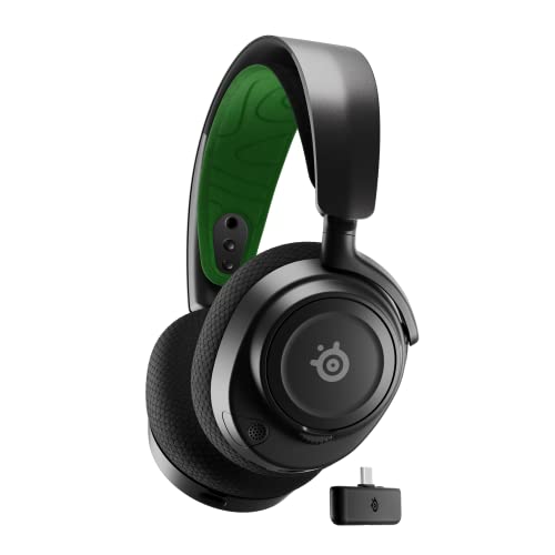 SteelSeries Arctis Nova 7X Wireless Multi-Platform Gaming Headset — Neodymium Magnetic Drivers — 38Hr USB-C Battery — Xbox Series X|S, PC, PS5, Switch, VR, Mobile - Black (Renewed)