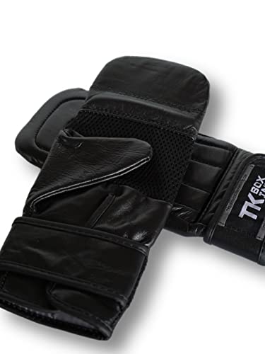 TK Boxing Gladiators - Bag Mitt Gloves (Black, L)