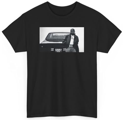 Glass House Apparel Custom Graphic Lamar T Shirt Crewneck King Kendrick Cotton Short Sleeve Classic KDot Tee Shirt (US, Alpha, Large, Regular, Regular, Black-GNX)