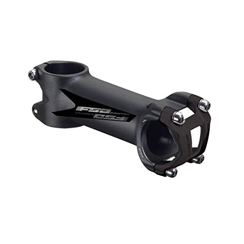 Full Speed Ahead - Gossamer Series Alloy Bicycle Stem with +/- 6 Degree Rise | for Road and Gravel Bike | Multiple Sizes | Black (90 mm)