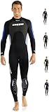 Cressi Morea 3 mm Neoprene Man, Black/Blue, XL