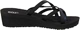 Teva Women's W Mush Mandalyn Wedge Ola 2 Flip-Flop, Black, 8 M US