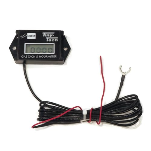 Tiny Tach Digital Hour Meter / Tachometer TT2AM Adjustable Resettable Job Timer