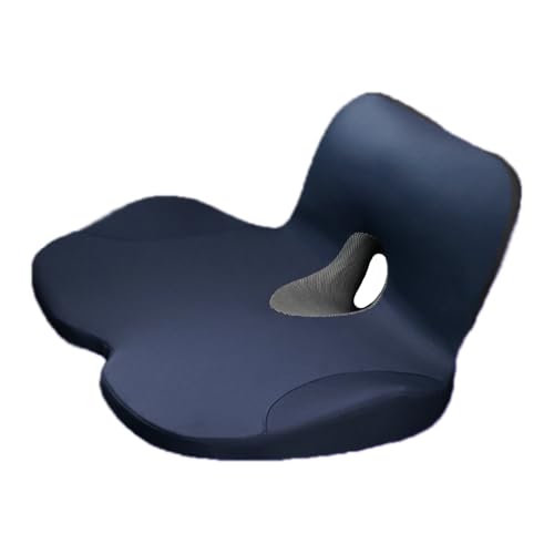 ZJSOUR Car Seat Height Increasing Cushion for Alfa Romeo Milano 2024, Durable Wear Resistant Pad Easy Install Non Slip Breathable Portable Comfortable Accessories,Blue