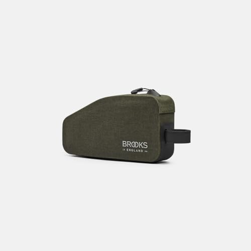 Brooks England Scape Top Tube Bag with Bolt, Cycling and Gravel Bag, Mud Green, One Size