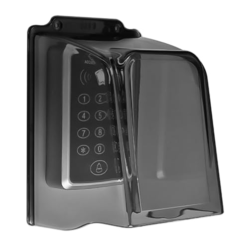dgyezhao Plastic Doorbell Rain Cover, Plastic Doorbell Water Shield Waterproof Protector Doorbell Access Control Attachment for Door Access/Attendance Machine/Doorbell Chime(Grey)