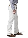 Wrangler mens 13mwz Cowboy Cut Original Fit jeans, White, 38W x 32L US