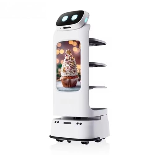 Commercial Food Delivery Robot - Intelligent Autonomous Waiter System for Restaurants with Multi-Tray Capacity Obstacle Avoidance