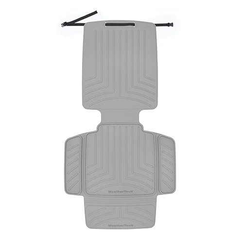 WeatherTech Child Car Seat Protector with Back | Spill Protection, Prevents Seat Compression, Grey
