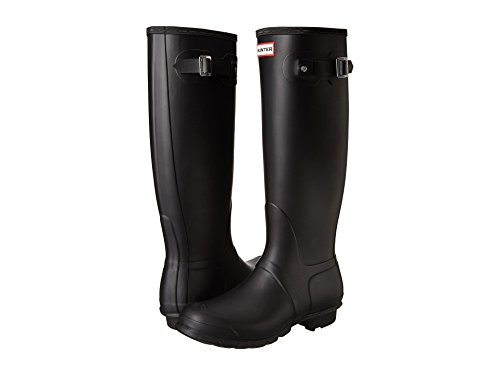 Hunter Womens Original Tall Black Matte Rain Boot - 5 B(M) US