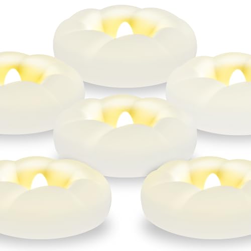 36PACK LED Flameless Floating Candles, 3'' Battery Operated Flickering Waterproof Plastic Tealights for Cylinder Vases, Pool, Centerpieces at Wedding, Party, Holiday Decor(Warm White)