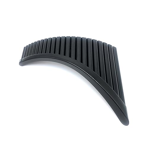 pan Flute Beginners Panflute 22 Pipes ABS Plastic Material G Key Panpipes Musical Instruments Pan Xiao Flute with Bag (Color : Bk Left Hand)