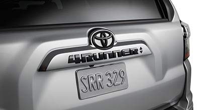Genuine Toyota Parts - Emblem Black 4Runner (PT948-89180-02)