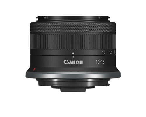 Canon RF-S10-18mm F4.5-6.3 is STM Ultra-Wide-Angle Zoom Lens, Mirrorless, Great for Vlogging & Selfies, Compact & Lightweight, for Video, Travel, Landscapes & Interiors