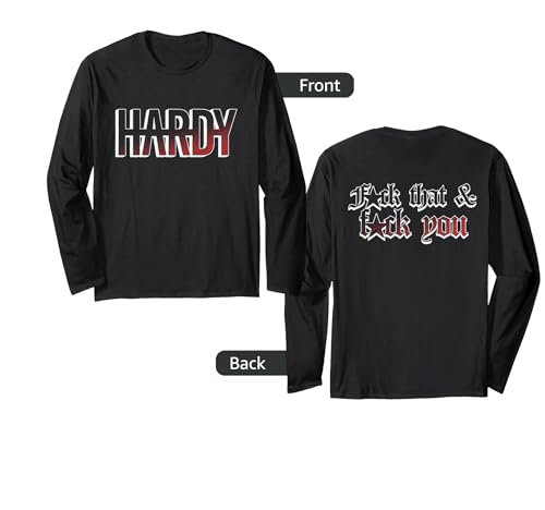 Official HARDY Gradient Logo Long Sleeve T-Shirt