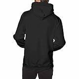 Men's Kanye Music West Pullover Hoodie Sweatshirt,Classic Long Sleeve Hooded Sweatshirts Hoodies for Men Teens with Graphic Design Black L