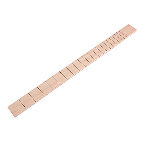 Alnicov Guitar Fretboard With 21 Frets Maple Fingerboard For 3 String Cigar Box Guitar Replacement