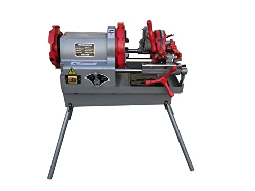 Electric Pipe Threader Machine (1/2" - 4") Threading Cutter, Deburrer NPT P100